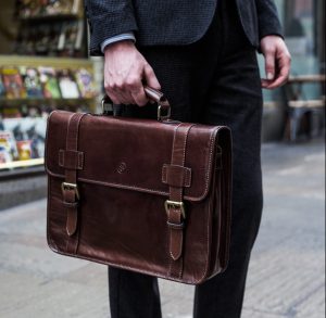 leather business bag