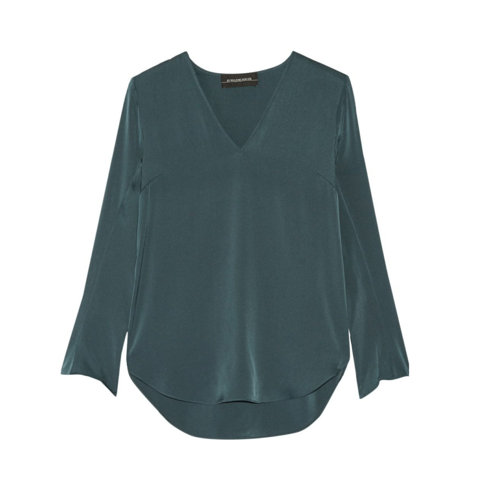 malene birger silk blouse