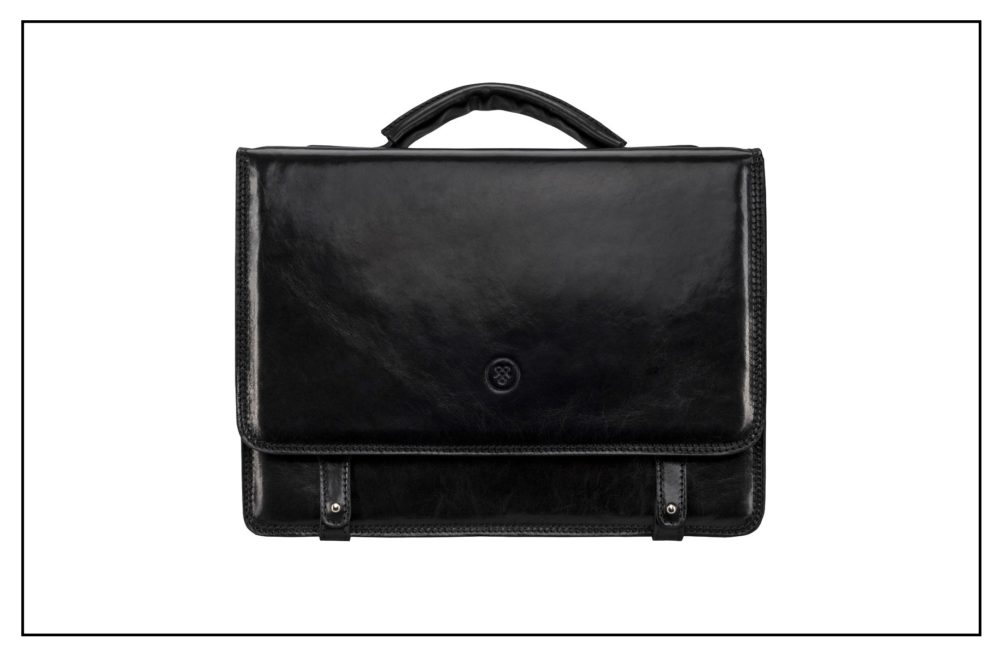 Italian leather briefcase