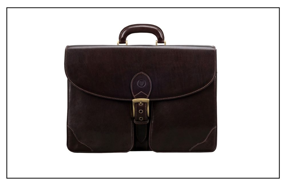 Italian leather briefcases