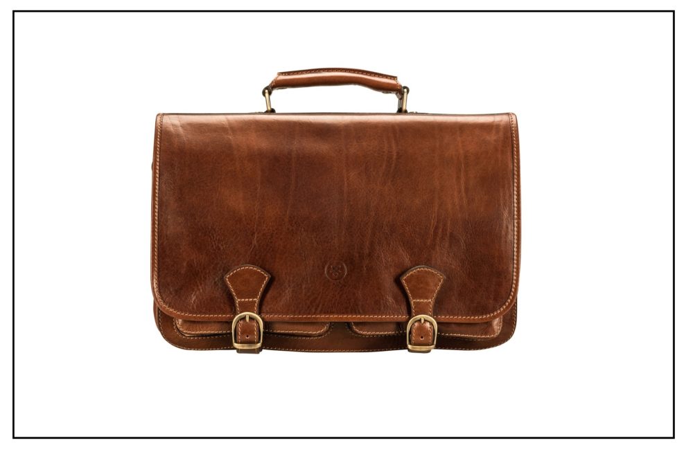 Italian leather briefcases