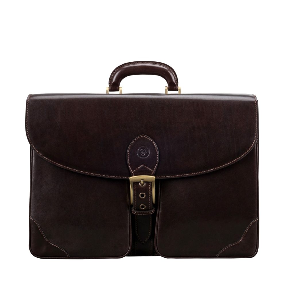 Italian leather briefcases