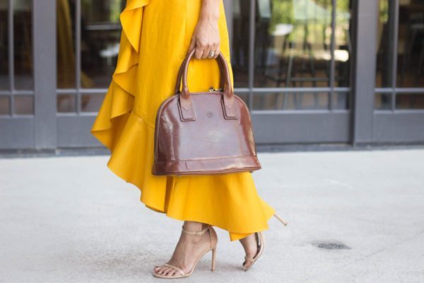 Mamain Heels with Maxwell Scott Rosa in Tan