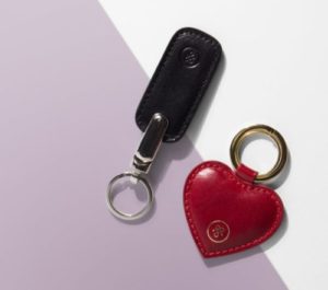 Leather key ring mimi and Ponte