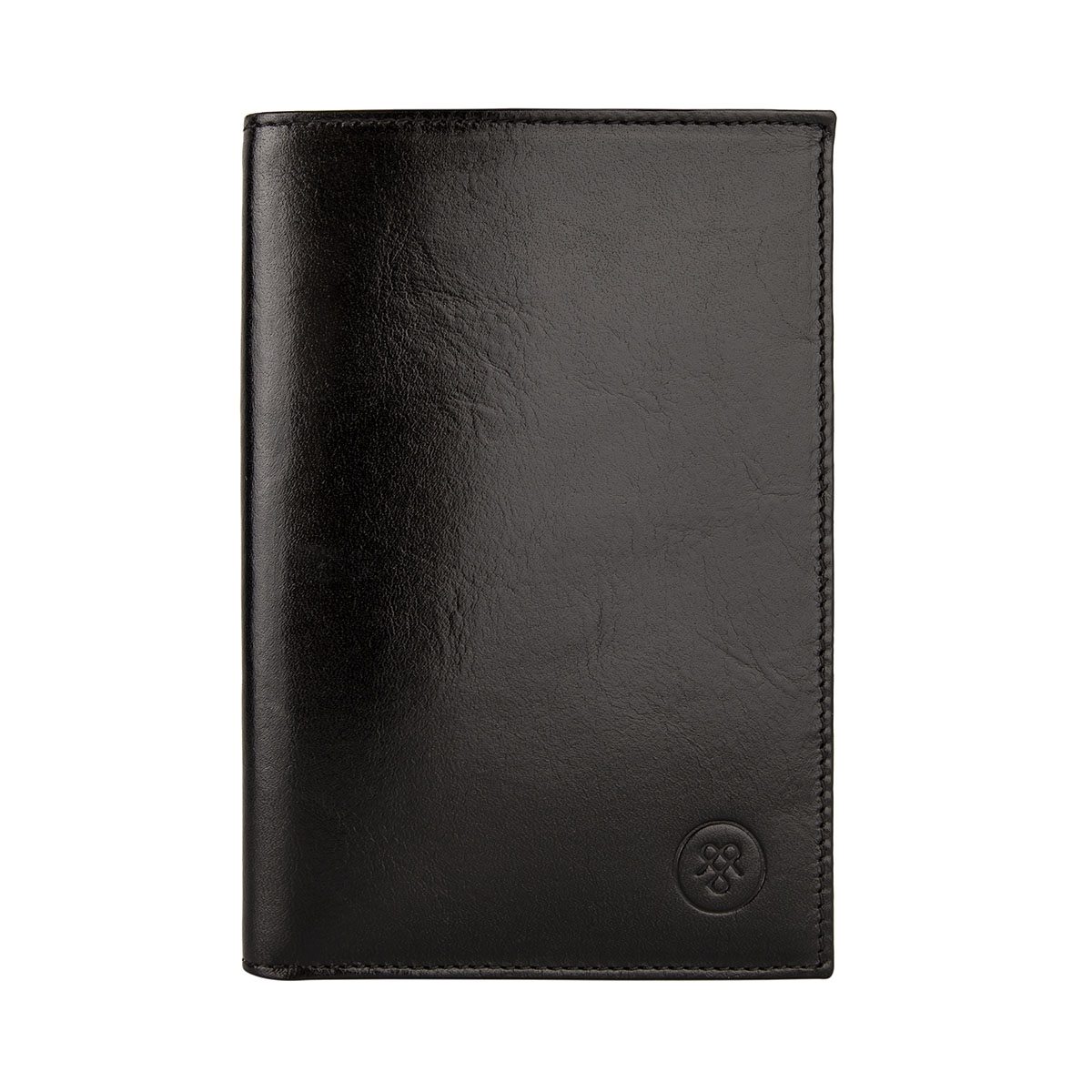 black leather jacket wallet