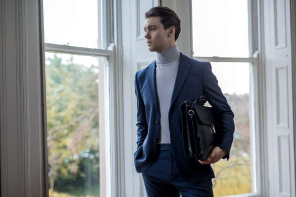 italian leather briefcase