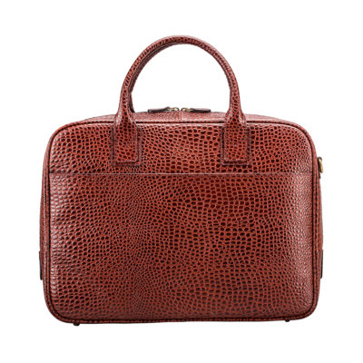 calvino italian leather business bag