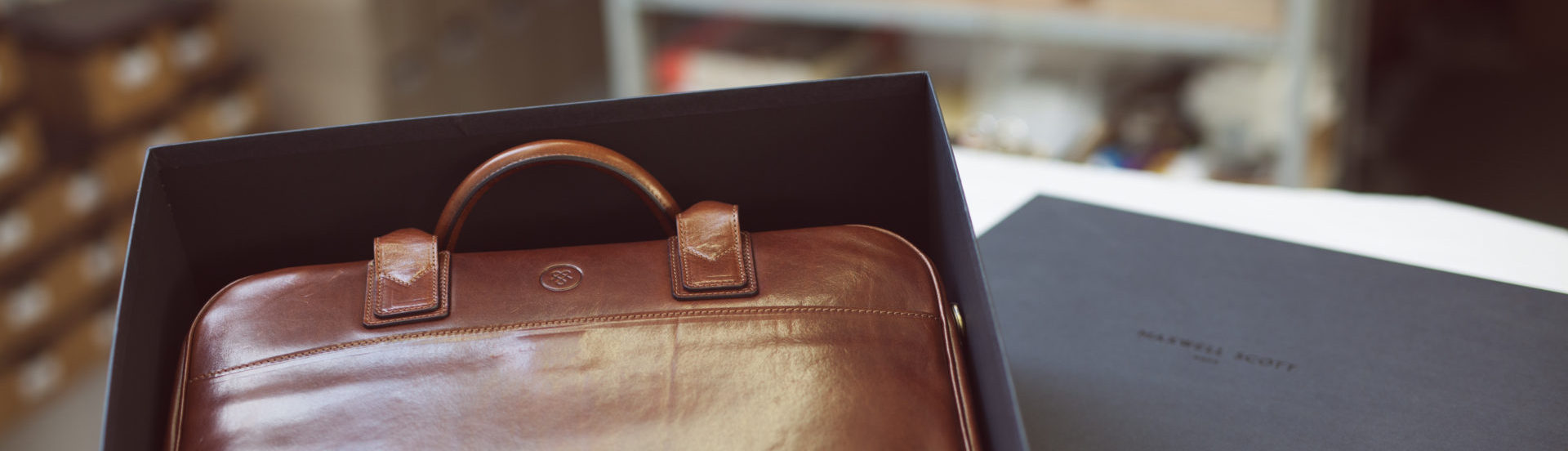 calvino italian leather business bag