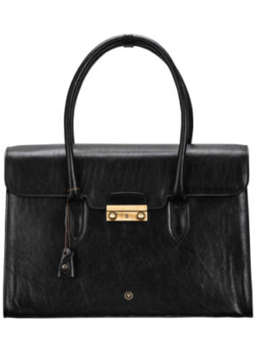 classic black handbag