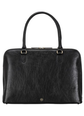 classic black handbag