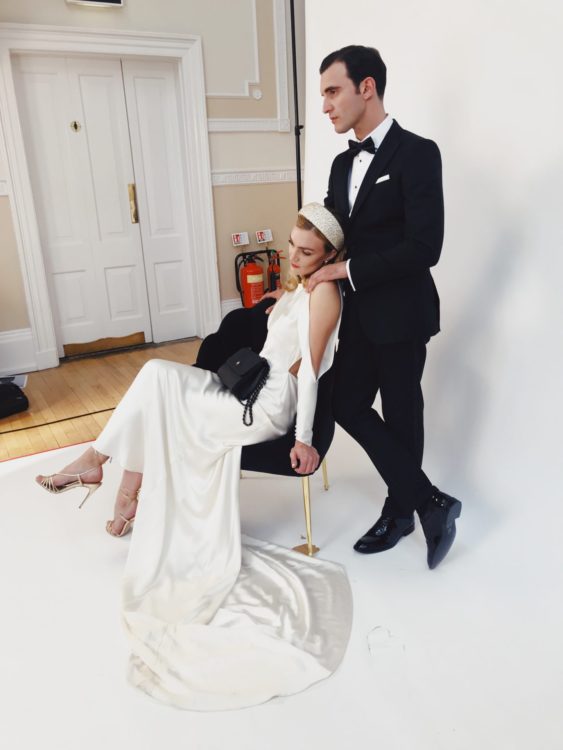 christmas campaign photoshoot