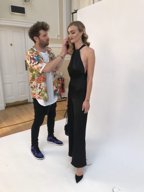 christmas campaign photoshoot