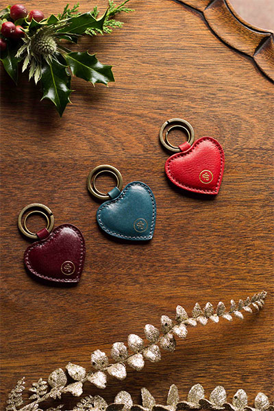 Variations of Maxwell Scott Mimi Heart Shaped Key Ring