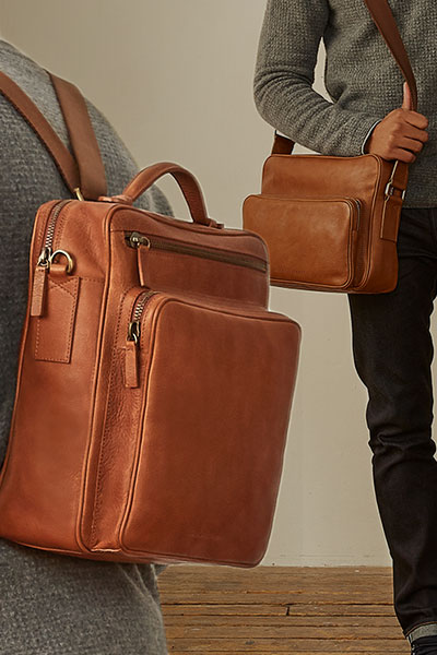 Soft Grain Santino L and SantinoM next to each other