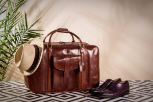 Travel Ready Maurizio Leather Suitcase