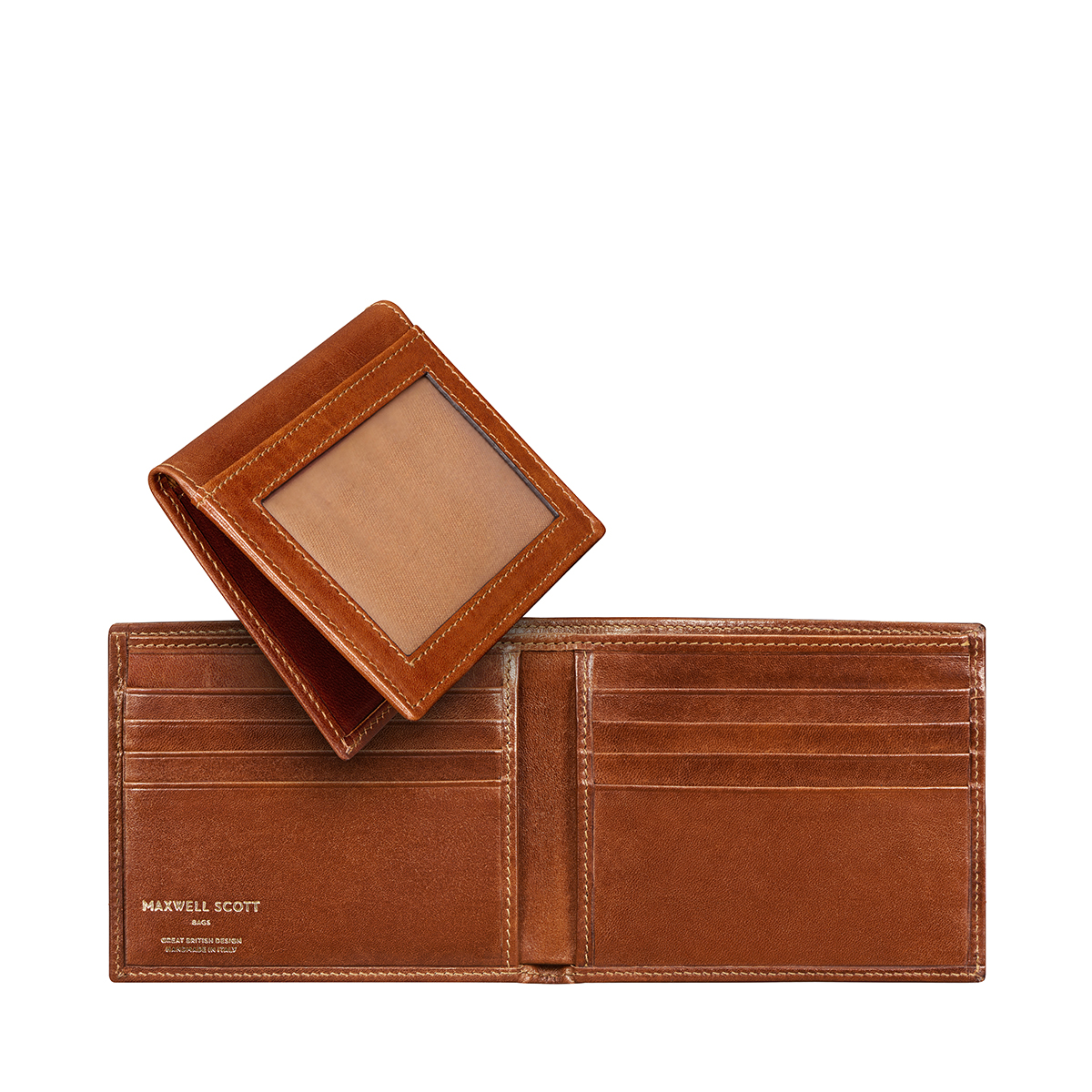 Asti 2-in-1 wallet in Tan