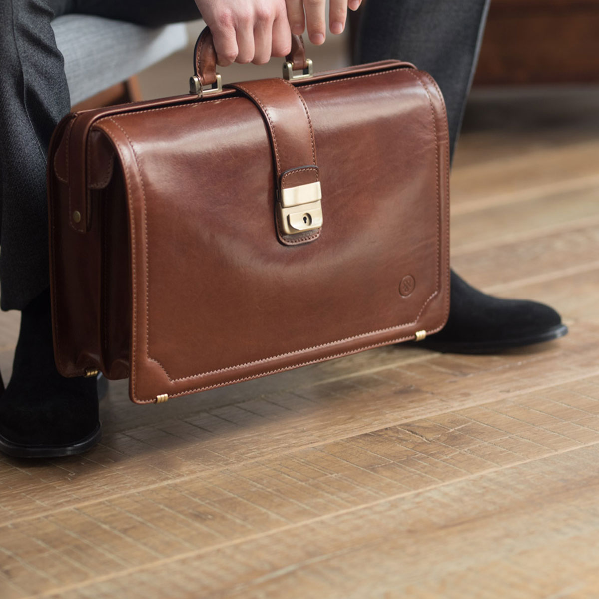 Basilio men's briefcase by Maxwell-Scott