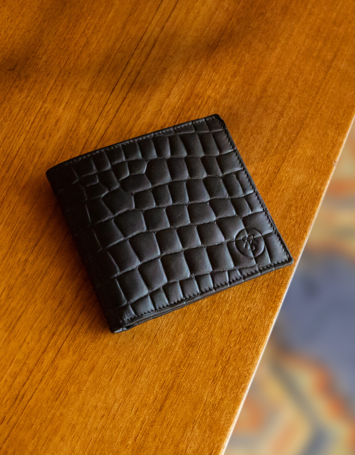 Wallet in Mock Croco optic