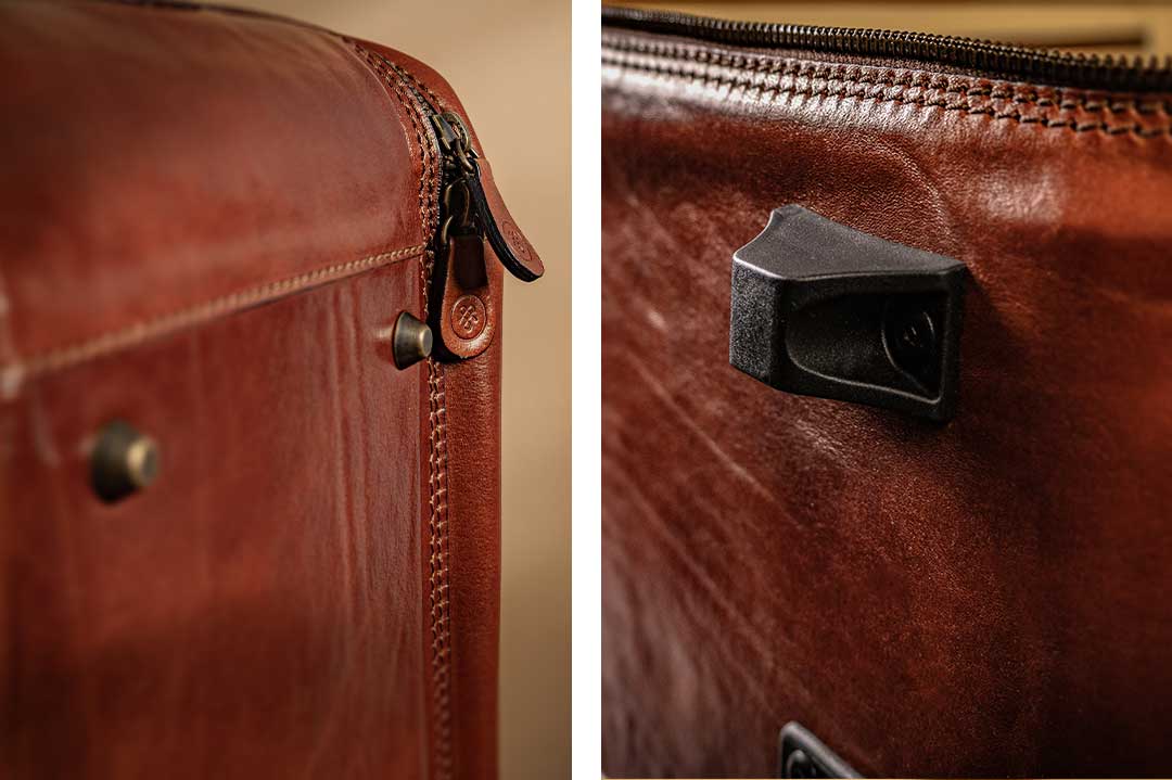 handmade Luxury mens Trolley Case