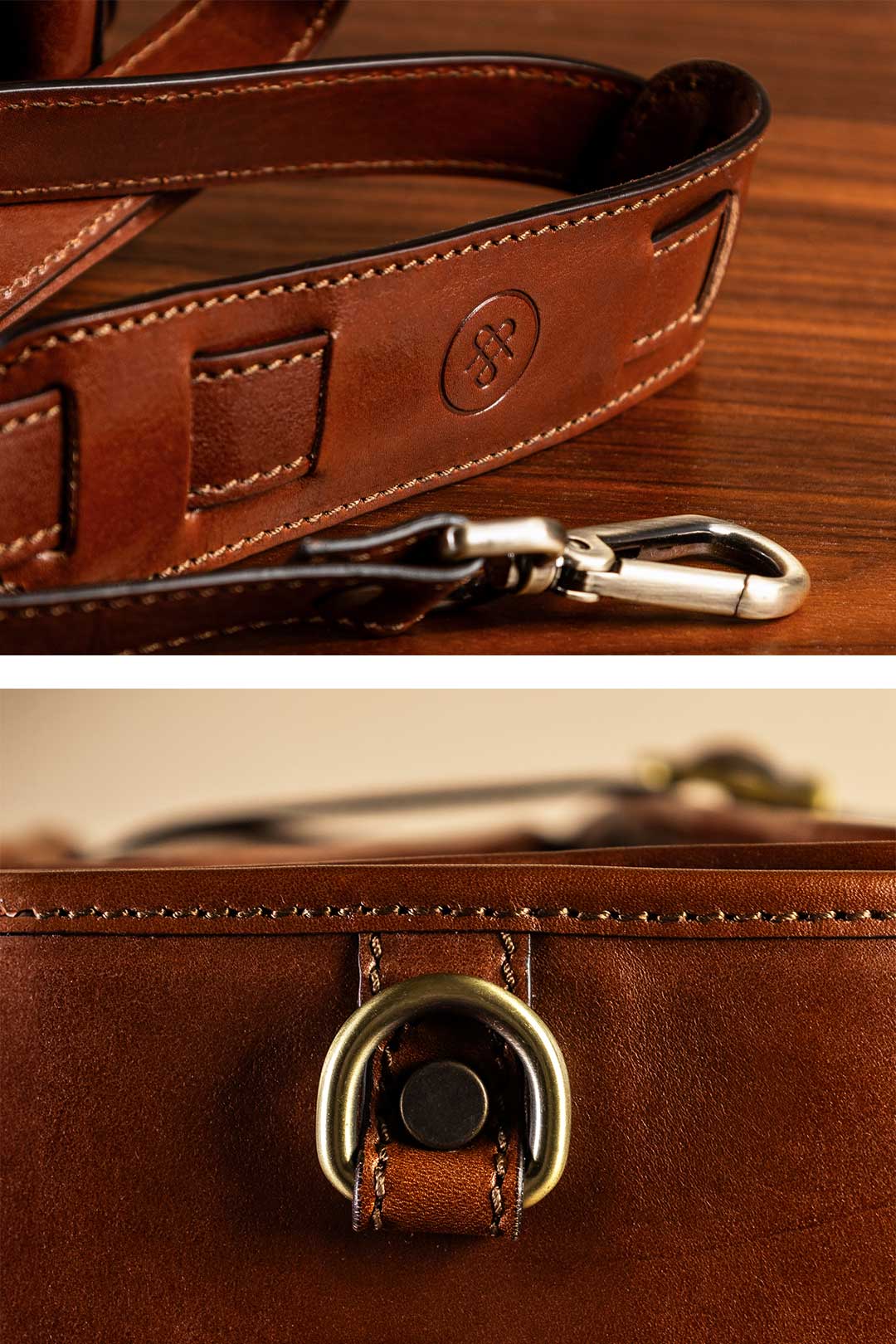 leather high end garment carrier