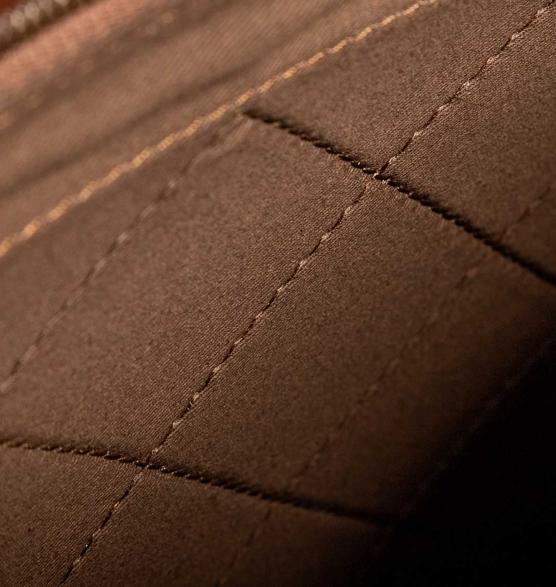 lining from luxury ladies MacBook Pro handbag
