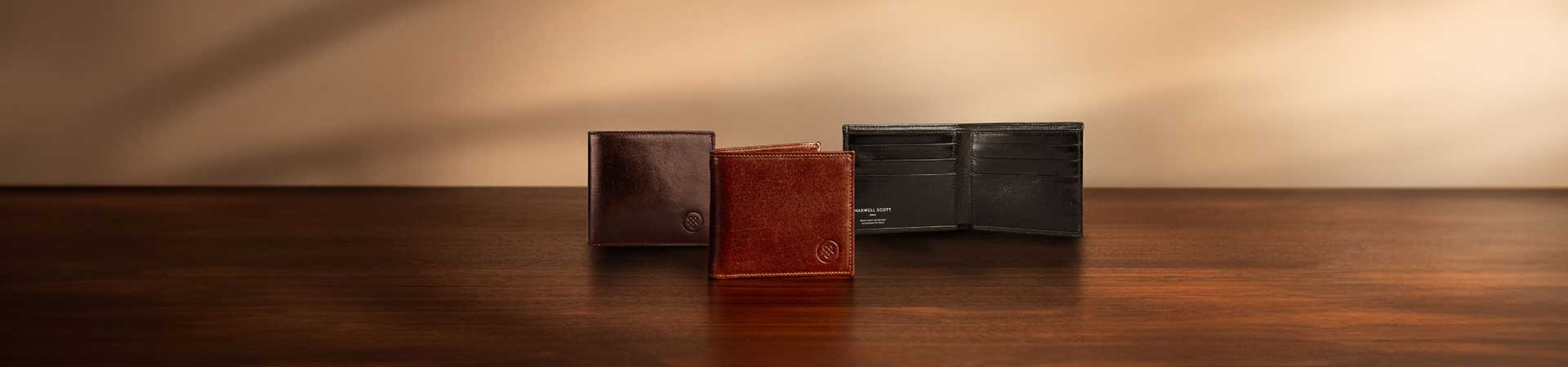 luxury mens leather wallet