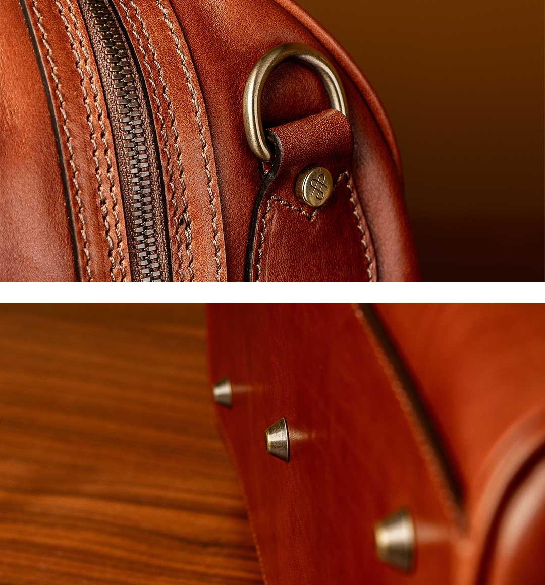 lucury leather hand luggage for men