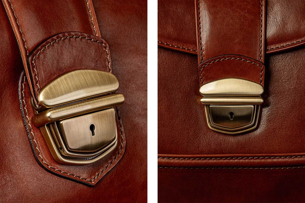 lock for mens leather medical bag