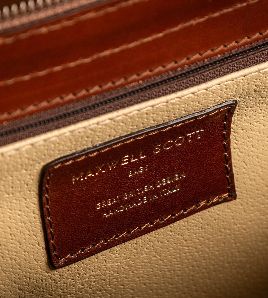 Interior branding label inside