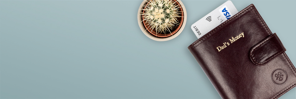 Embossed Leather Wallets