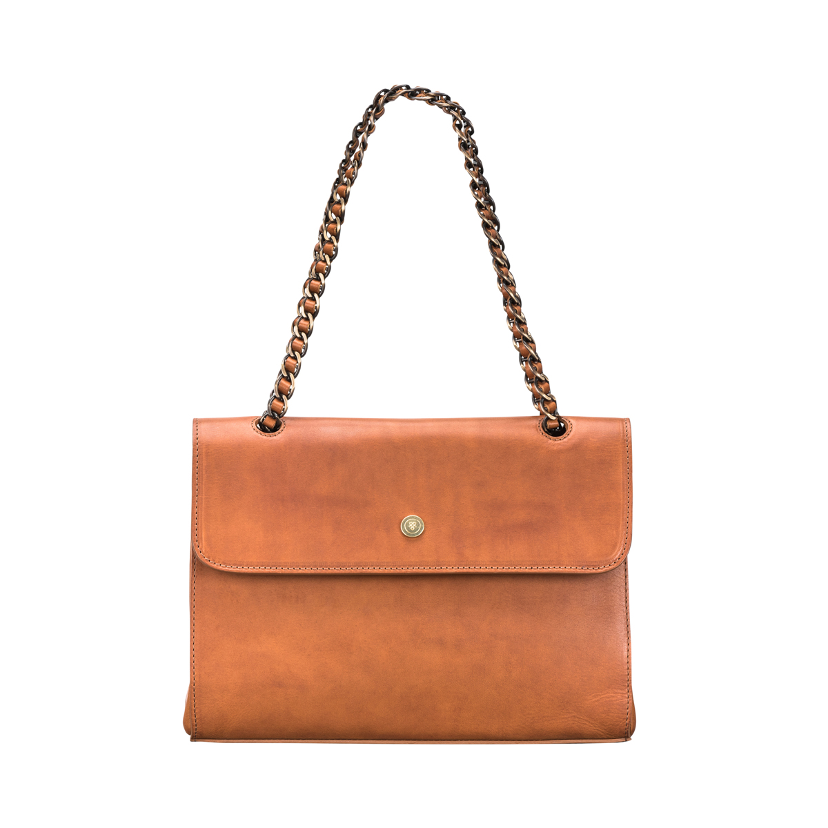 Atessa Italian Leather Large Handbag Chain Strap