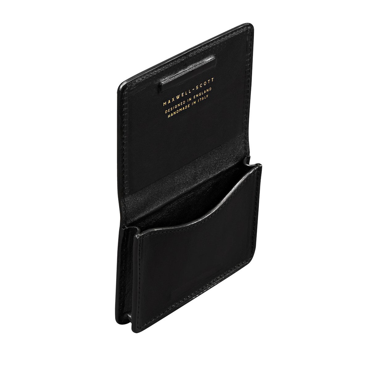 Abramo ' s luxury leather business card holder