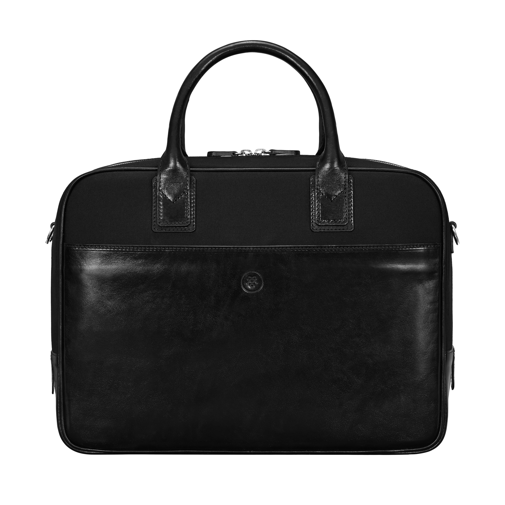 Calvino Canvas ' s Canvas Leather Laptop Business Bag