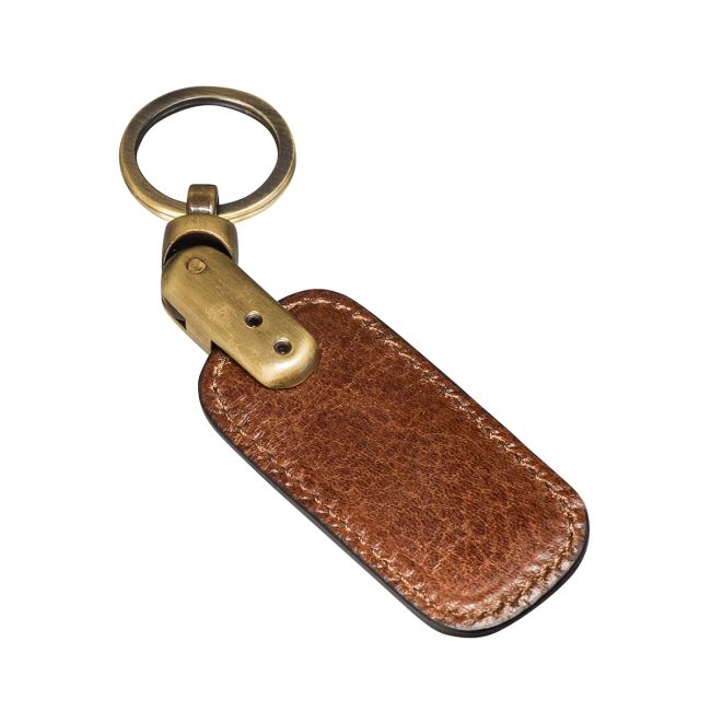 Ponte Leather Key Ring | Luxury Italian Keyring - Maxwell-Scott {c}