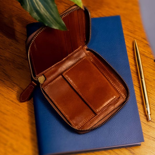 英国製 美品 JAS-M.B. TWIN ZIP WALLET tabiano-2.jpg
