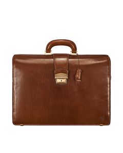 Scanno スリム レザーアタッシュケース | メンズ ビジネスケース
