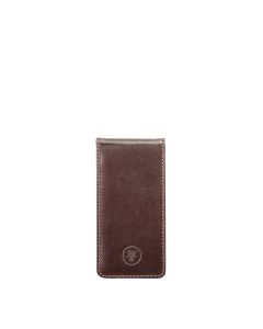 Italian chocolate brown leather iPhone 4 case