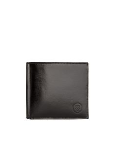 Mens Premium Black Leather Wallet for Men with RFID