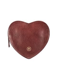 Quality Leather Heart-Shaped travel case