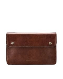 men's leather clutch bag