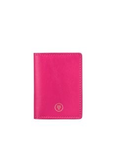 pink travel card holder