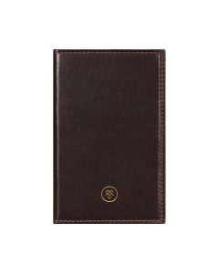 brown leather phone address book