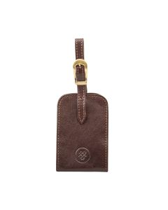 quality leather luggage tag
