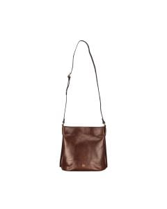 leather women's bucket handbag