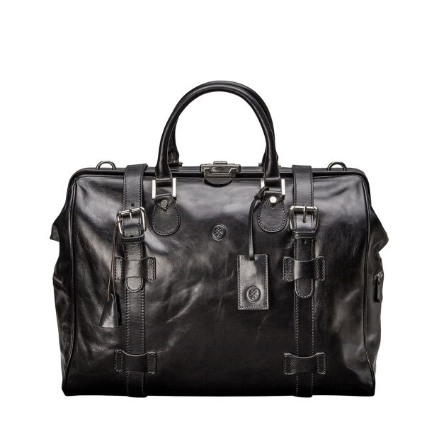 Men's Luxury Leather Gladstone Bag | The GassanoM | 25 Year Warranty