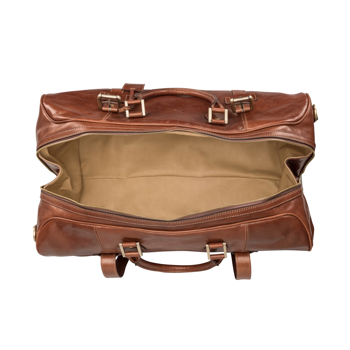Flero Large Fine Italian Leather Holdall