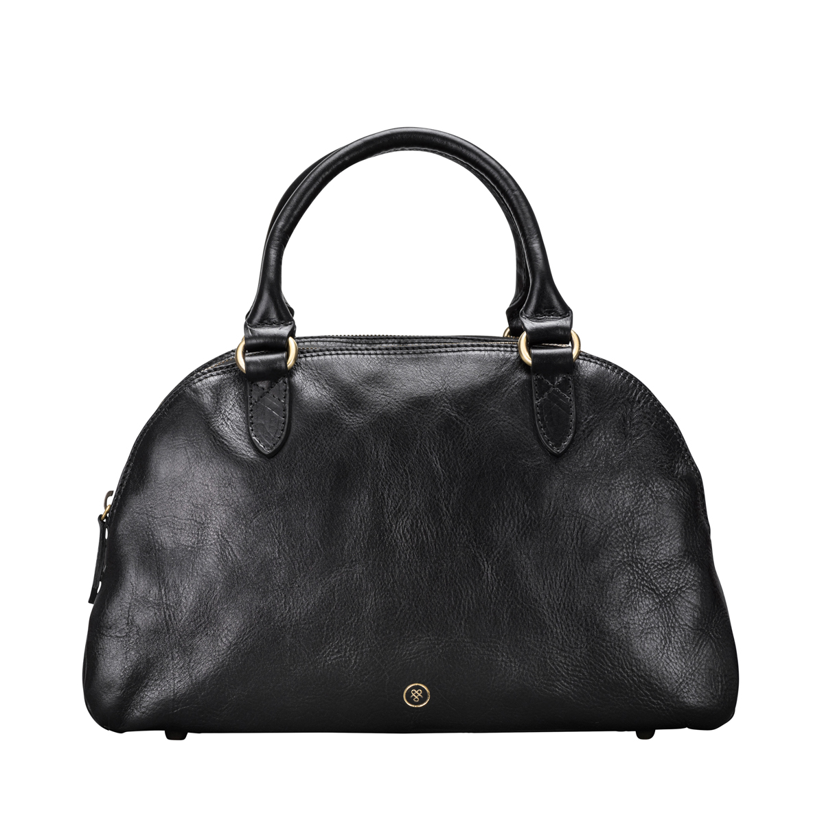 Liliana Small Leather Bowling Bag