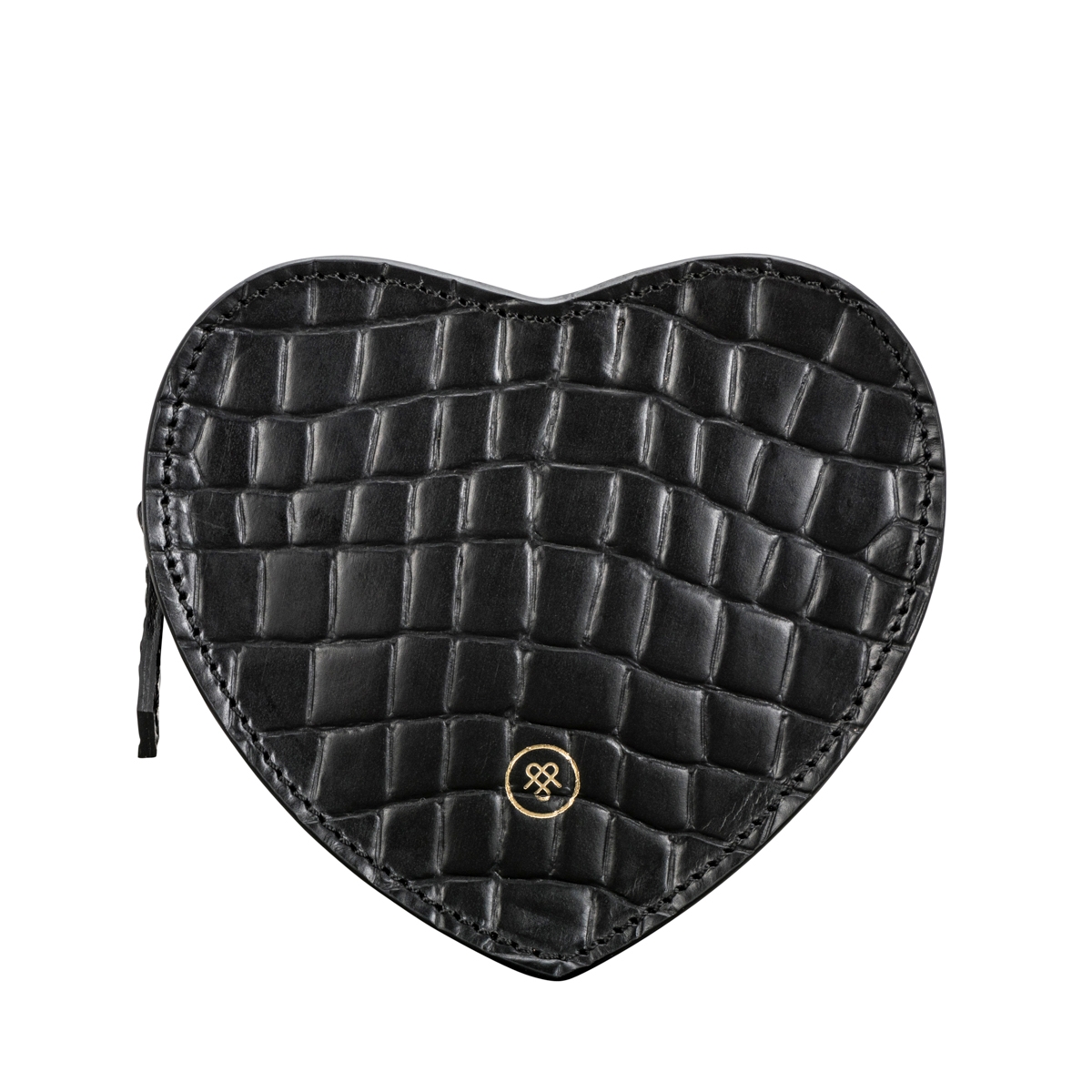 Mirabella Large Croco Mock Croc Heart Travel Case