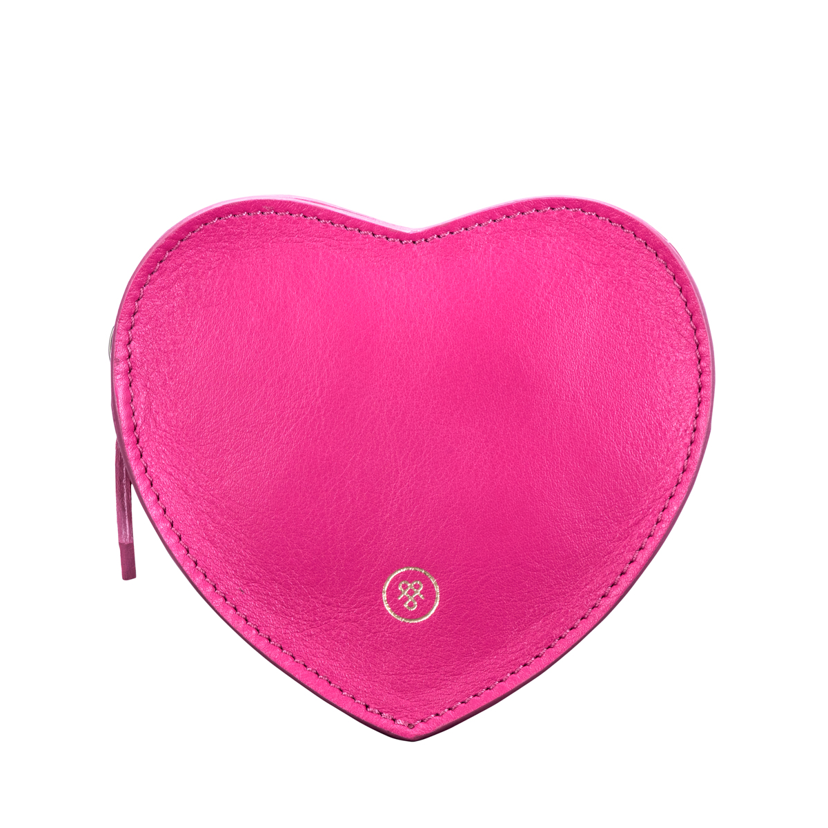 Mirabella Large Nappa Nappa Leather Heart Travel Case