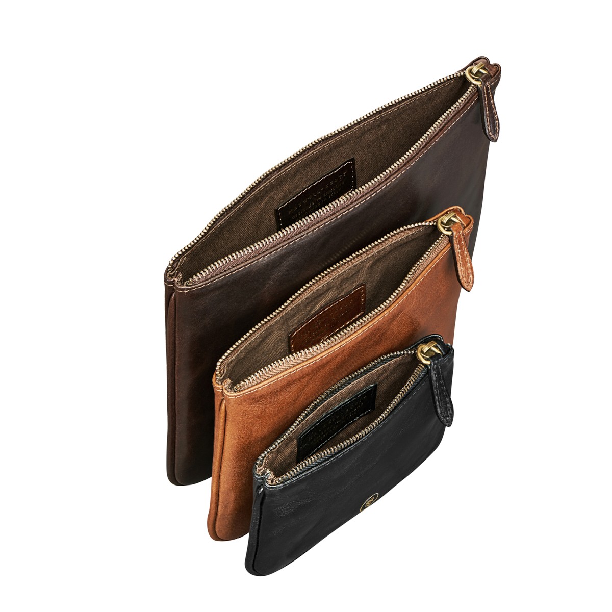 Siena Group Luxury Leather Pouch Trio